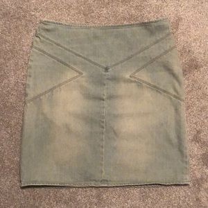 American Eagle Knee Length Jean Skirt